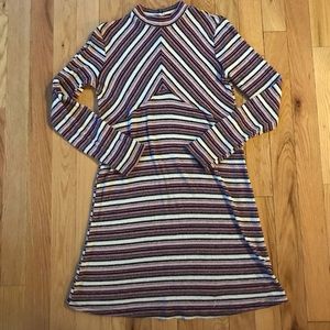 Love Fire Long Sleeved Girls Dress